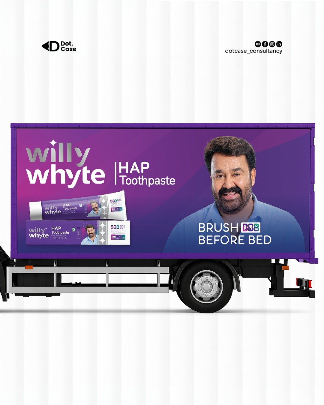 HAP Toothpaste Vehicle Branding